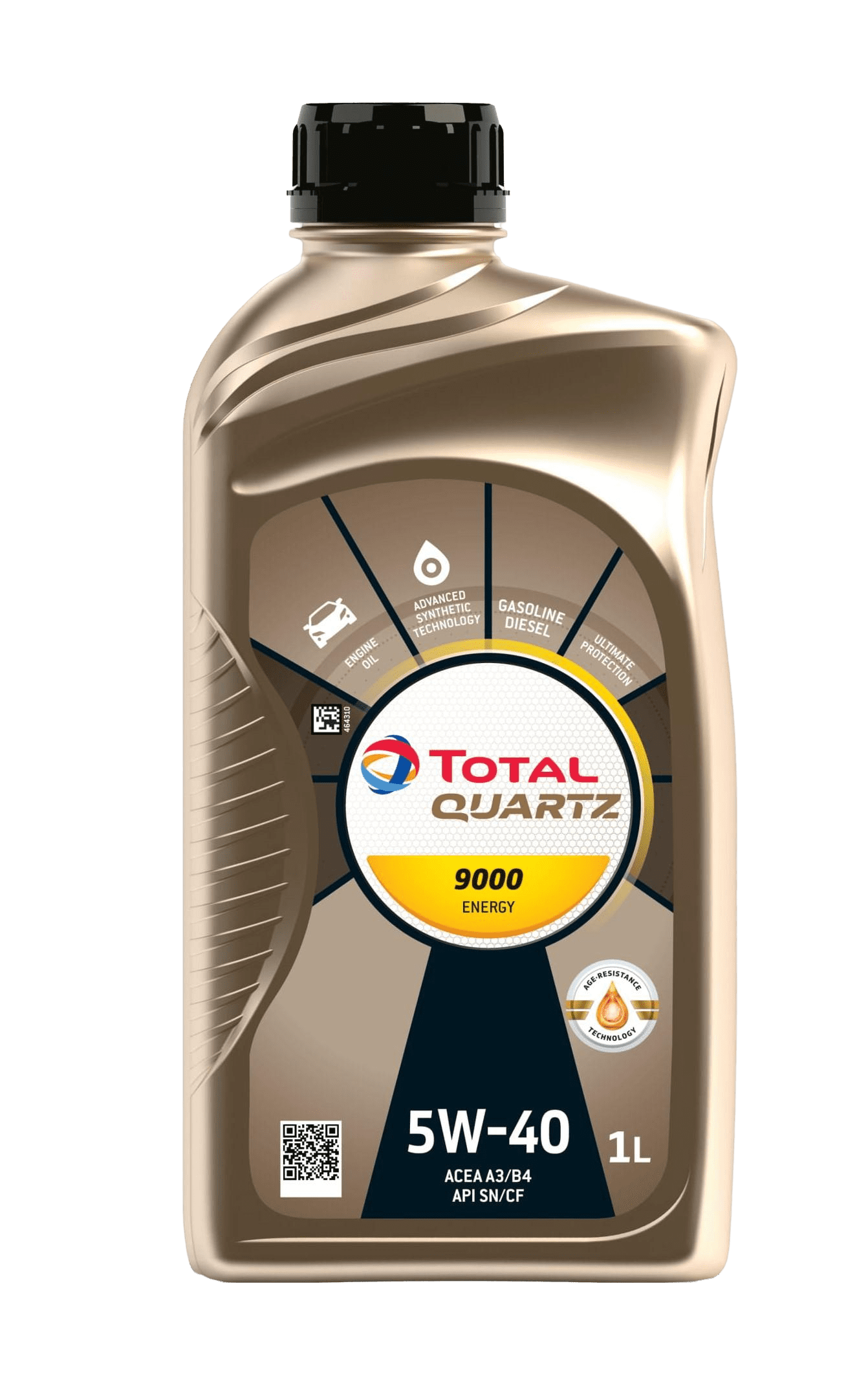 Моторное масло Total QUARTZ 9000 ENERGY 5W40, 1л